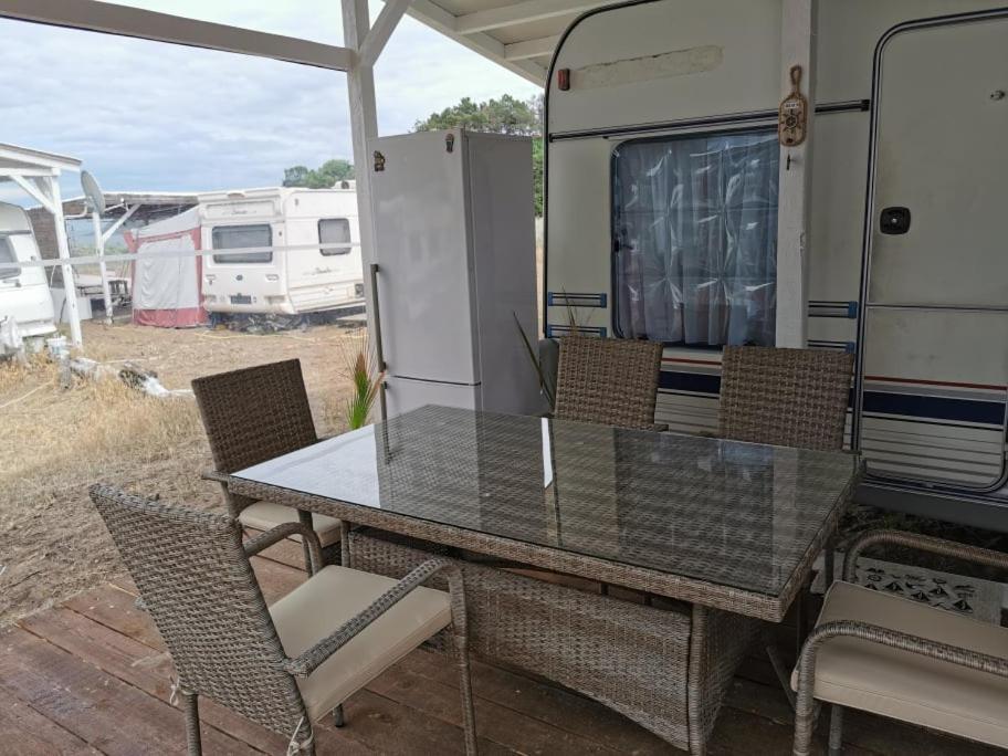 Sea Caravan On The Beach Kiten  Exterior foto