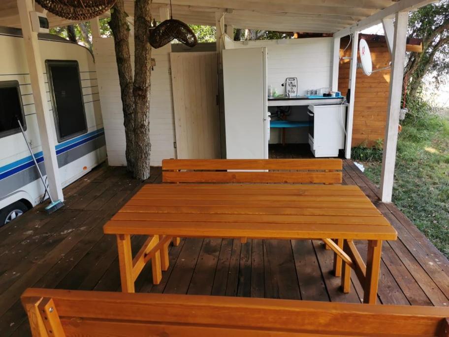Sea Caravan On The Beach Kiten  Exterior foto