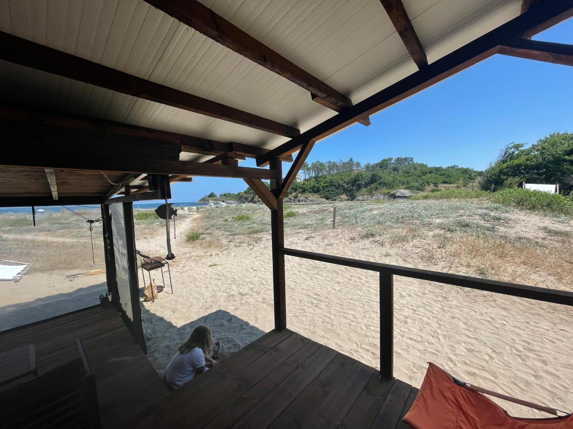 Sea Caravan On The Beach Kiten  Exterior foto