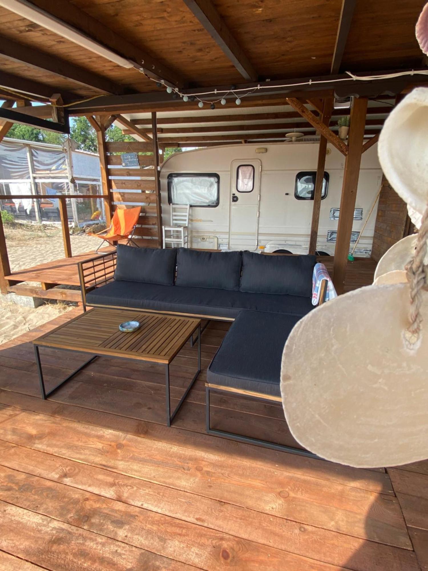 Sea Caravan On The Beach Kiten  Exterior foto