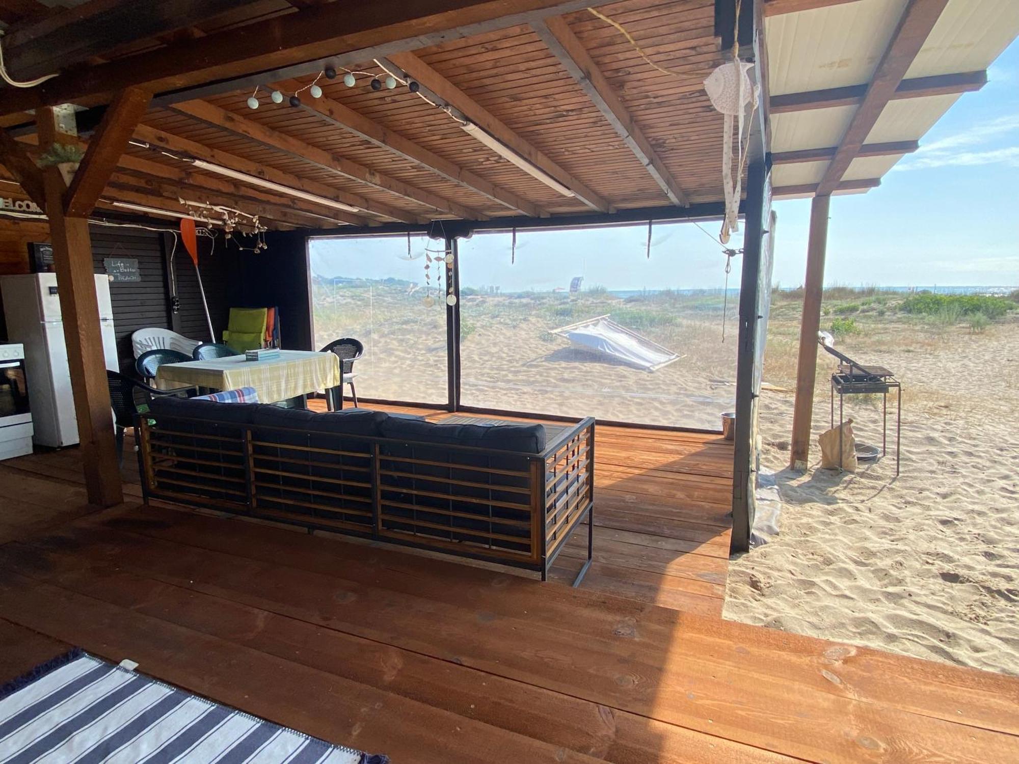 Sea Caravan On The Beach Kiten  Exterior foto