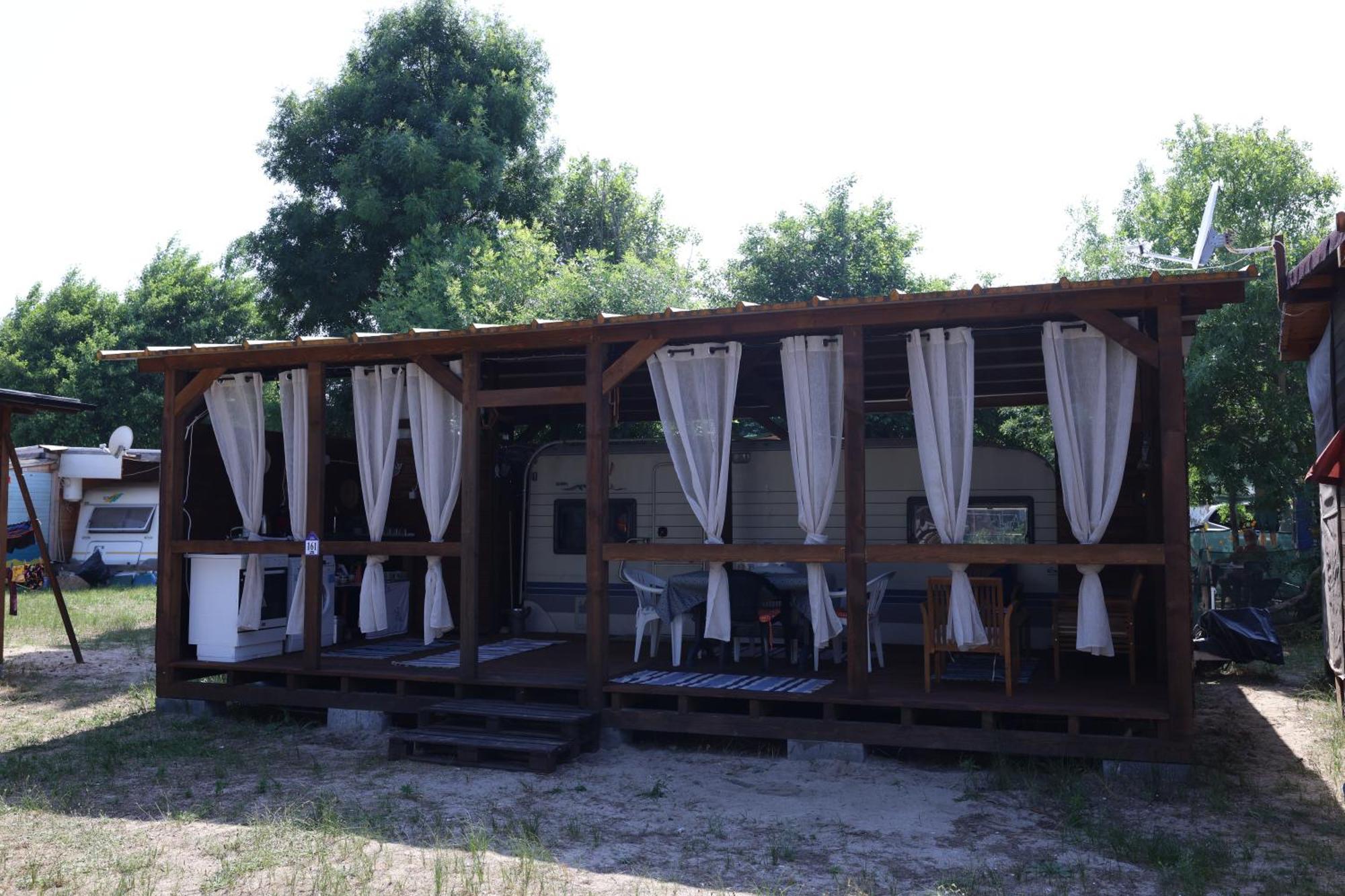 Sea Caravan On The Beach Kiten  Exterior foto