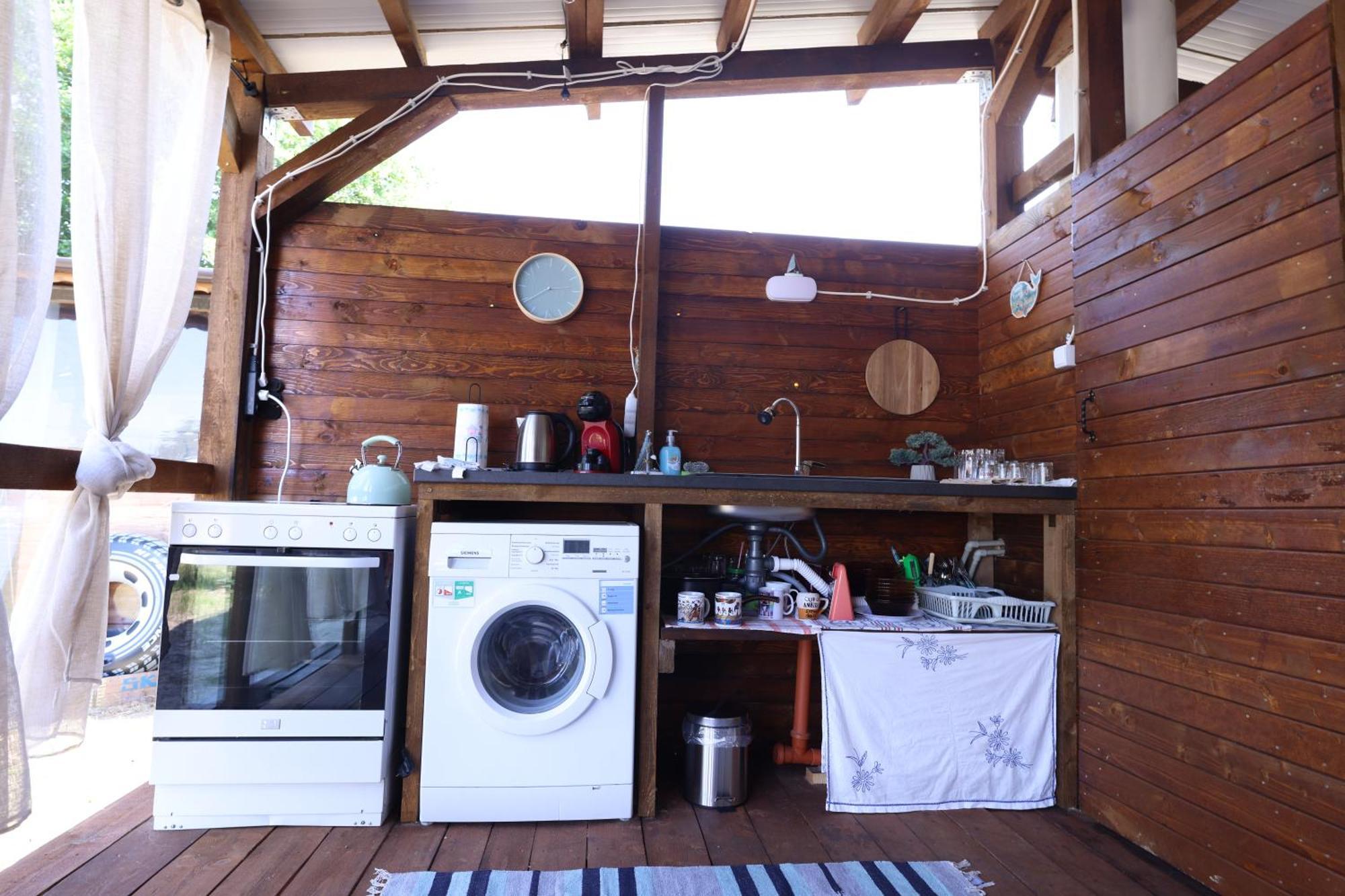 Sea Caravan On The Beach Kiten  Exterior foto